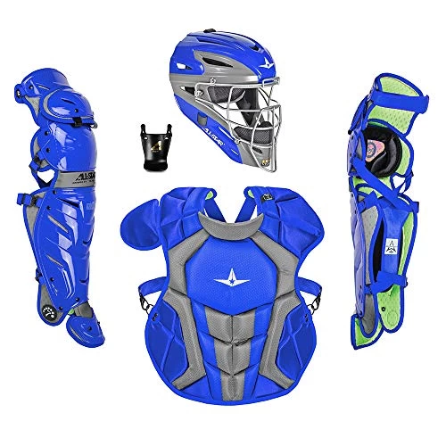 All-Star System 7 Axis Intermediate Baseball Catcher's Set, Intermediate (Royal) 3 All-Star System 7 Axis Intermediate Baseball Catcher's Set, Intermediate (Royal)