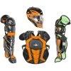 All-Star System 7 Axis Intermediate NOCSAE Approved Catcher's Kit (Black/Orange) -Baseball Shop 61Guts0yOnL. AC SX679