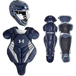 Under Armour Converge Victory NOCSAE Baseball Catcher's Equipment Set Intermediate (Navy)