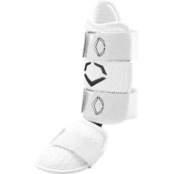 Evoshield PRO-SRZ 2.0 Left Handed Batter's Baseball Softball Leg Guard, White