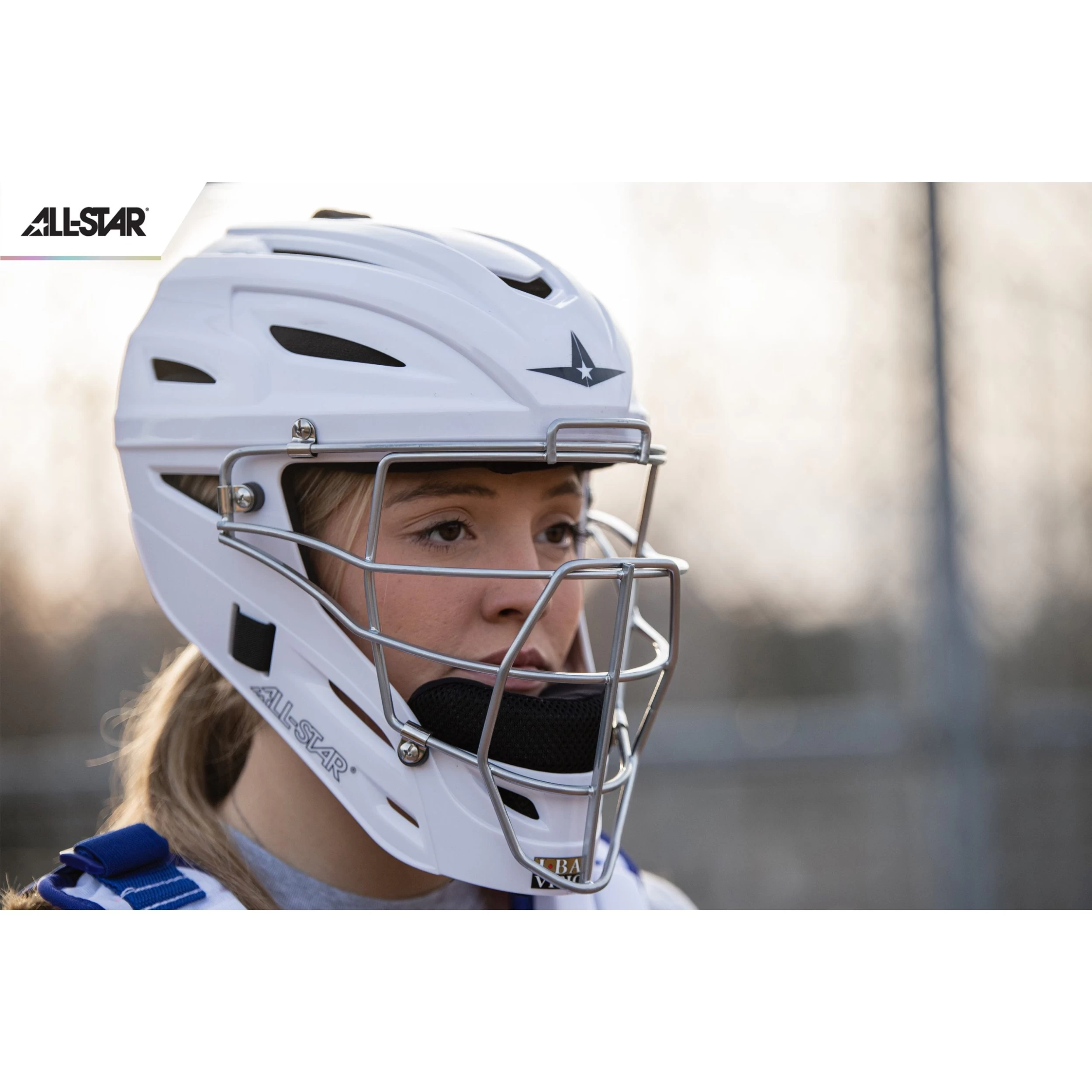 All-Star AFx Series Fastpitch Softball Catcher's Package (White/Black) 7 All-Star AFx Series Fastpitch Softball Catcher's Package (White/Black) - Image 5