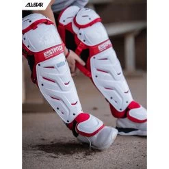 All-Star AFx Series Fastpitch Softball Catcher's Package (White/Scarlet) -Baseball Shop ALSTR CKW AFX WHRD1