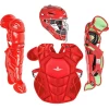 All-Star Youth System7 Axis Catcher's Equipment Set (Scarlet) -Baseball Shop All Star Youth System7 AxisCatchersEquipmentSet Scarlet