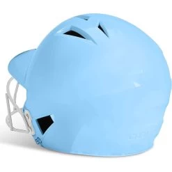 CHAMPRO HX Rise Pro Fastpitch Softball Batting Helmet With Facemask Glossy Finish (Columbia Blue) -Baseball Shop Blue 3 8e3e5775 3434 4850 9048 29e85f3add08