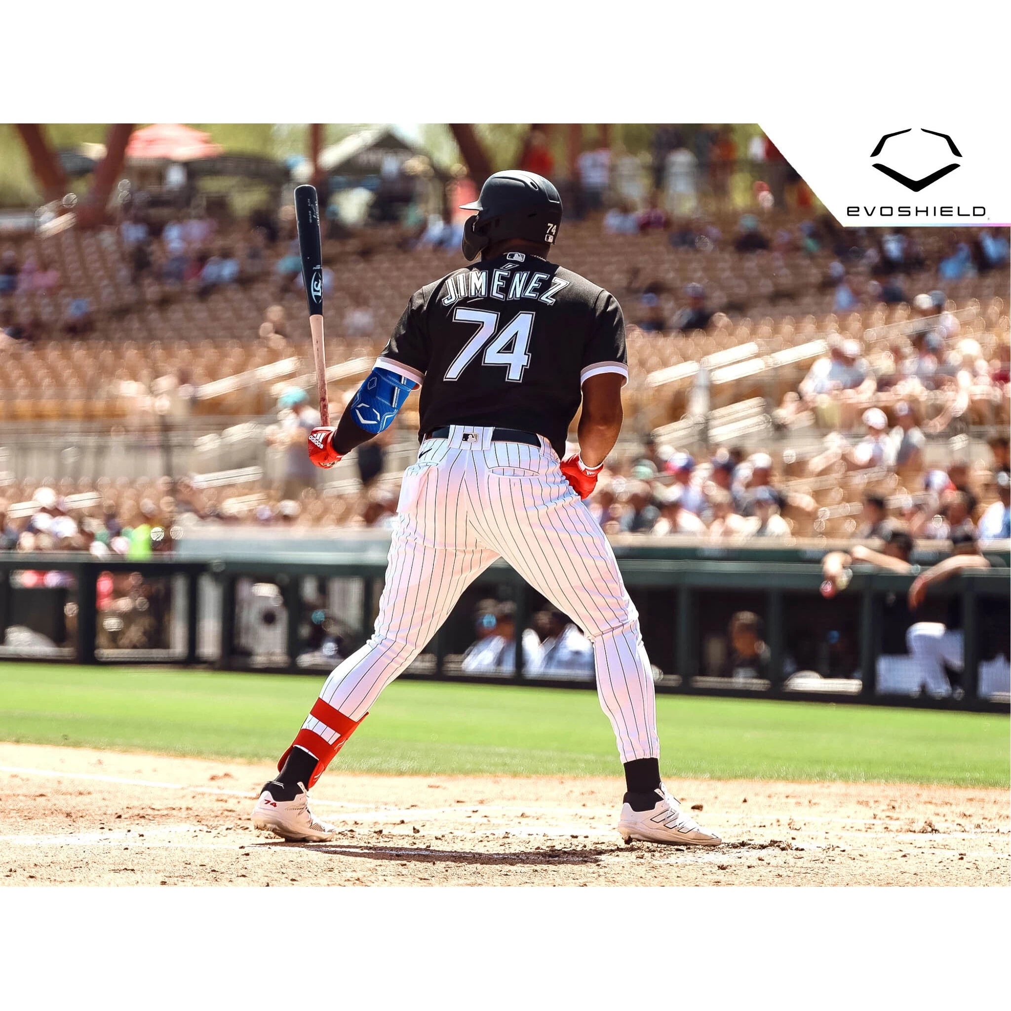 EvoShield PRO-SRZ 2.0 Batter's Baseball Softball Double Strap Elbow Guard, Royal 12 EvoShield PRO-SRZ 2.0 Batter's Baseball Softball Double Strap Elbow Guard, Royal - Image 10