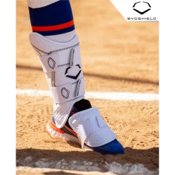 Evoshield PRO-SRZ 2.0 Left Handed Batter's Baseball Softball Leg Guard, Royal -Baseball Shop EvoShield LG WB5726902 White Lifestyle2 d1e8460d 5e49 4006 884d 1d52db97d1c7