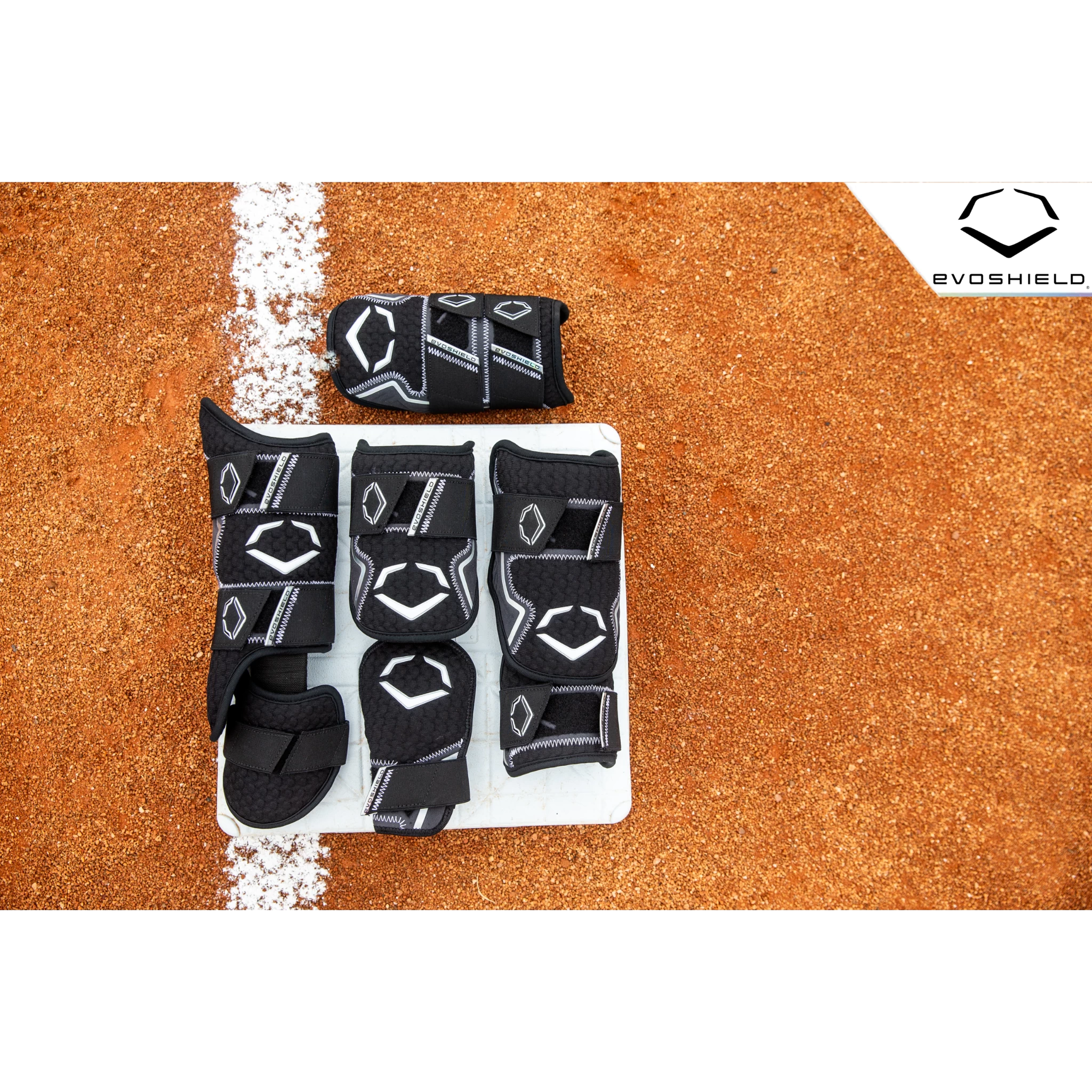 Evoshield PRO-SRZ 2.0 Left Handed Batter's Baseball Softball Leg Guard, Black 14 Evoshield PRO-SRZ 2.0 Left Handed Batter's Baseball Softball Leg Guard, Black - Image 12