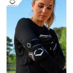 EvoShield PRO-SRZ 2.0 Batter's Baseball Softball Elbow Guard (Black) -Baseball Shop Evoshield PRO SRZ2.0 batters elbow guard lifestyle1