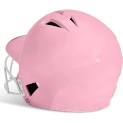CHAMPRO HX Rise Pro Fastpitch Softball Batting Helmet With Facemask Glossy Finish (Pink) -Baseball Shop Pink 3 ad1b221a 4072 41a4 b220 d4374fe651f0