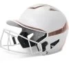 CHAMPRO HX Rise Pro Fastpitch Softball Batting Helmet With Facemask Two-Tone Glossy Finish (White/Rosegold) 2 CHAMPRO HX Rise Pro Fastpitch Softball Batting Helmet With Facemask Two-Tone Glossy Finish (White/Rosegold) -Baseball Shop RoseGold 1 82f63f75 fc6f 43be a6db e4a5161822c3