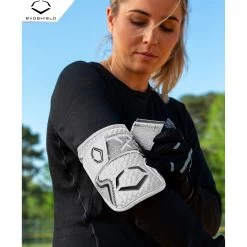 Evoshield PRO-SRZ 2.0 Batter's Baseball Softball Elbow Guard (White) -Baseball Shop WhiteBlack 1