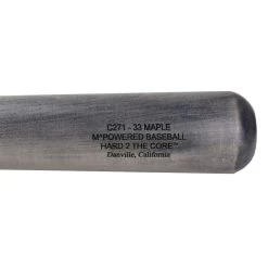 Mpowered Hard 2 The Core C-271 Maple Wood Bat -Baseball Shop bbx c271 33maple gray 2 1