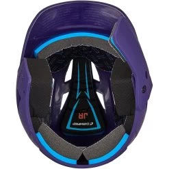 Champro HX Gamer Plus Baseball Batting Helmet Universal Jaw Guard Junior (Purple) -Baseball Shop cha gamerplushlmet hxmjgpuj purp 7
