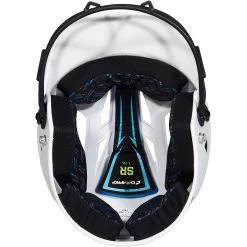 Champro Rise Pro Fastpitch Softball Batting Helmet W/ Facemask (White/Black) -Baseball Shop cha prorishlmtmask hxfpg2bj whblk 7