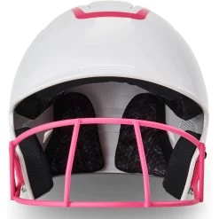 Champro Rise Pro Fastpitch Softball Batting Helmet W/ Facemask (White/Pink) 13 Champro Rise Pro Fastpitch Softball Batting Helmet W/ Facemask (White/Pink) -Baseball Shop cha prorishlmtmask hxfpg2opj whpk 4