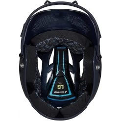 Champro HX Rise Matte Fastpitch/Softball Batting Helmet W/ Facemask (Navy) -Baseball Shop cha risehlmetwmask hxfpmnyj na 7