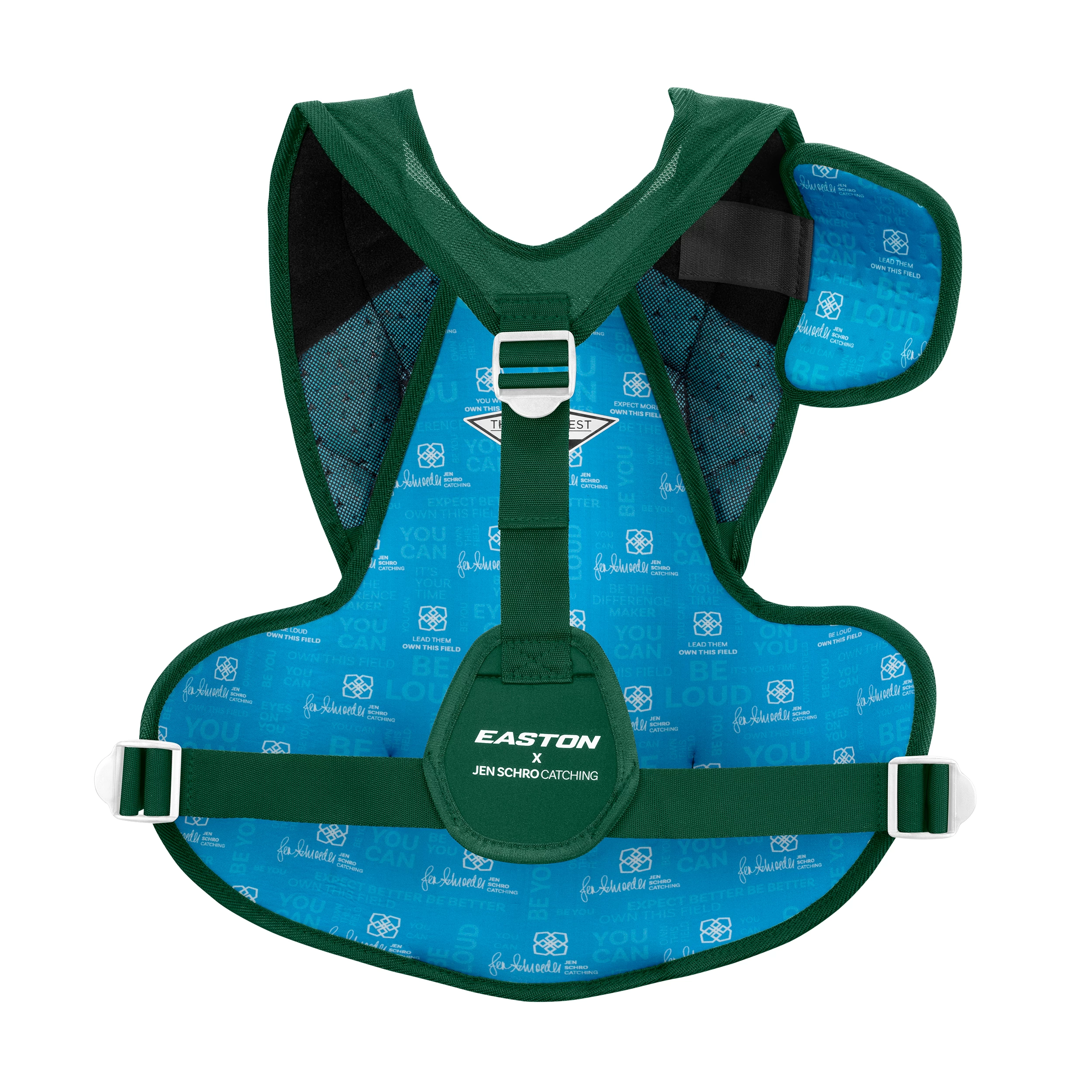 Easton Jen Schro The Very Best Fastpitch Softball Catchers Chest Protector (Green) 4 Easton Jen Schro The Very Best Fastpitch Softball Catchers Chest Protector (Green) - Image 2