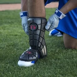 G-Form Pro Baseball Right Or Left Handed Batter Adult Leg Guard (Royal) -Baseball Shop gf lg0113130l legguard ro 3