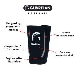 Guardian Baseball Signature Sliding Mitt And Wrist Guard Combo Pack -Baseball Shop guardian baseball wristguard adult youth black infographics dd64936d 8e59 4b03 90fa 21642824f973
