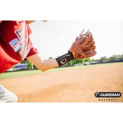 Guardian Baseball Wrist Guard - Youth And Adult Sizes - Arm Guard Protector For Baseball And Softball Players -Baseball Shop guardian baseball wristguard black lifestyle image3