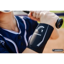 Guardian Baseball Wrist Guard - Youth And Adult Sizes - Arm Guard Protector For Baseball And Softball Players -Baseball Shop guardian baseball wristguard black lifestyle image4