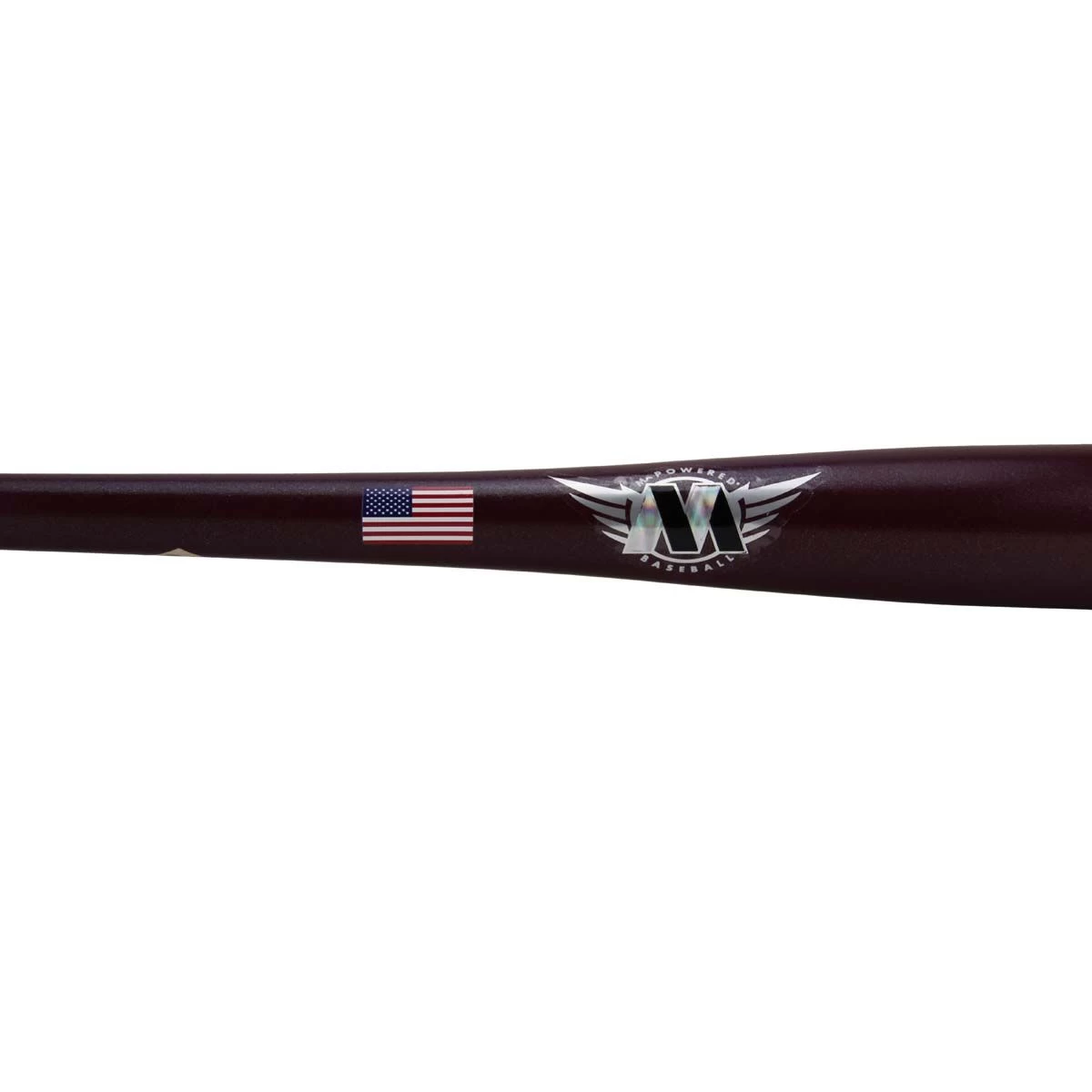 MPowered Chameleon I-13 Burgundy-Sparkle Maple Wood Baseball Bat 4 MPowered Chameleon I-13 Burgundy-Sparkle Maple Wood Baseball Bat - Image 2