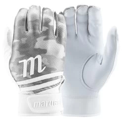 Marucci Crux Adult Baseball/Softball Batting Gloves -Baseball Shop mbgcrx gy front 01 48622.1679475081