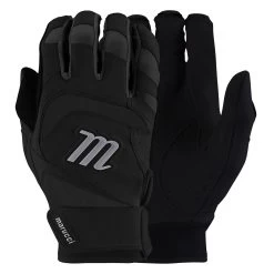Marucci 2022 Signature Adult Baseball/Softball Batting Gloves -Baseball Shop mbgsgn3 bk bk front 01 93762.1679243220