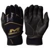 Miken Gold MBGGLD Baseball/Softball Batting Gloves