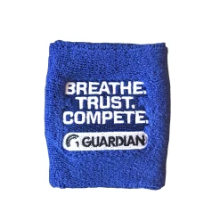 Guardian Baseball Brandon Guyer Mindset Series WIN Wrist Bands Terry Cloth (Navy)