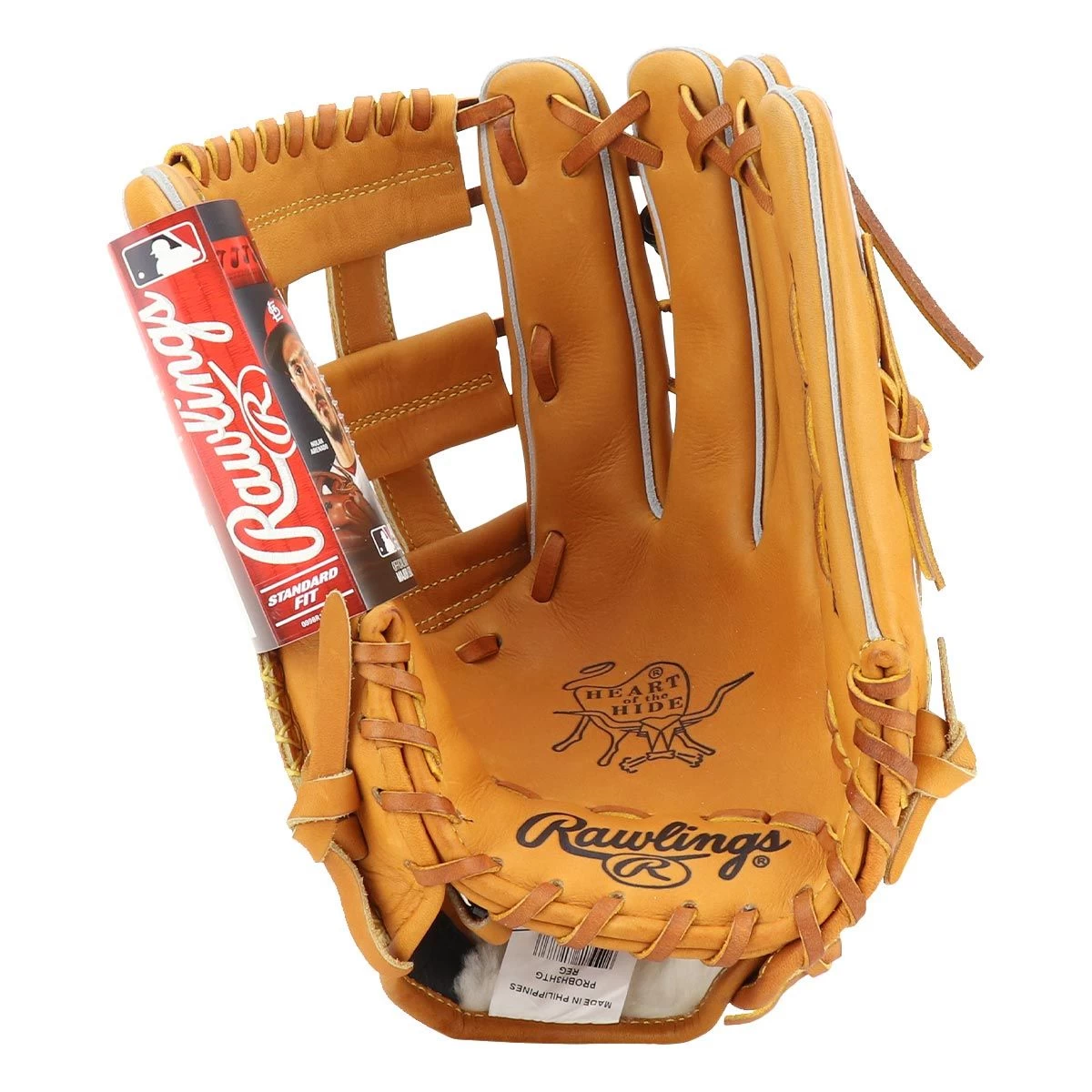 Rawlings Limited Edition Horween PROBH3HTG Bryce Harper Pattern 13" Baseball Fielders Glove 6 Rawlings Limited Edition Horween PROBH3HTG Bryce Harper Pattern 13" Baseball Fielders Glove - Image 4