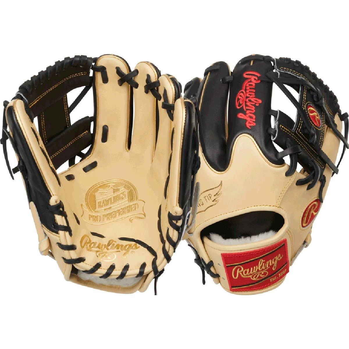 Rawlings Pro Preferred PROS204W-2CBG 11.5" Baseball Fielder's Glove 4 Rawlings Pro Preferred PROS204W-2CBG 11.5" Baseball Fielder's Glove - Image 2
