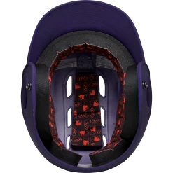 Rawlings R16 Velo Series Matte Baseball Batting Helmet (Purple) -Baseball Shop r16m pu inside