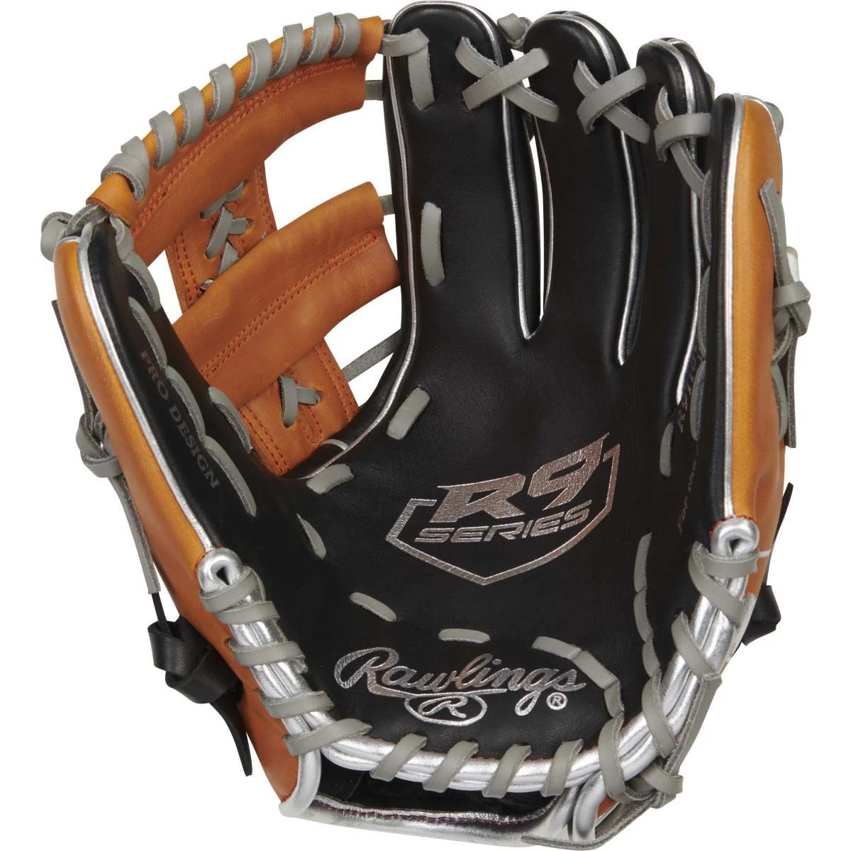 Rawlings R9 Youth Pro Taper R9110U-19BT 11" Baseball Fielders Glove 3 Rawlings R9 Youth Pro Taper R9110U-19BT 11" Baseball Fielders Glove