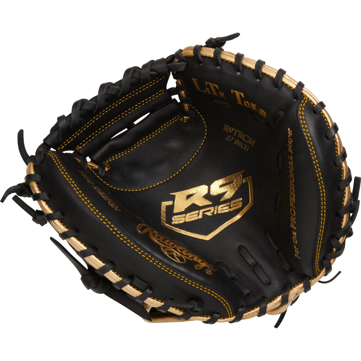 Rawlings R9 One Piece Solid Web R9TRCM 27" Baseball Catcher's Training Glove 3 Rawlings R9 One Piece Solid Web R9TRCM 27" Baseball Catcher's Training Glove