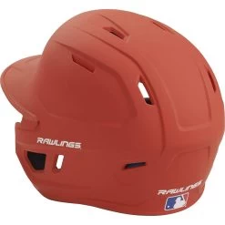 Rawlings Mach Matte Baseball Batting Helmet Junior & Senior Adult Size (Burnt Orange) -Baseball Shop raws mach bo7 sr 4