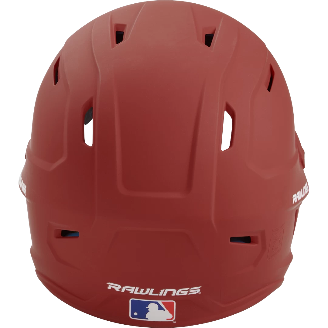 Rawlings MACH Series Matte Baseball Batting Helmet (Cardinal) 4 Rawlings MACH Series Matte Baseball Batting Helmet (Cardinal) - Image 2