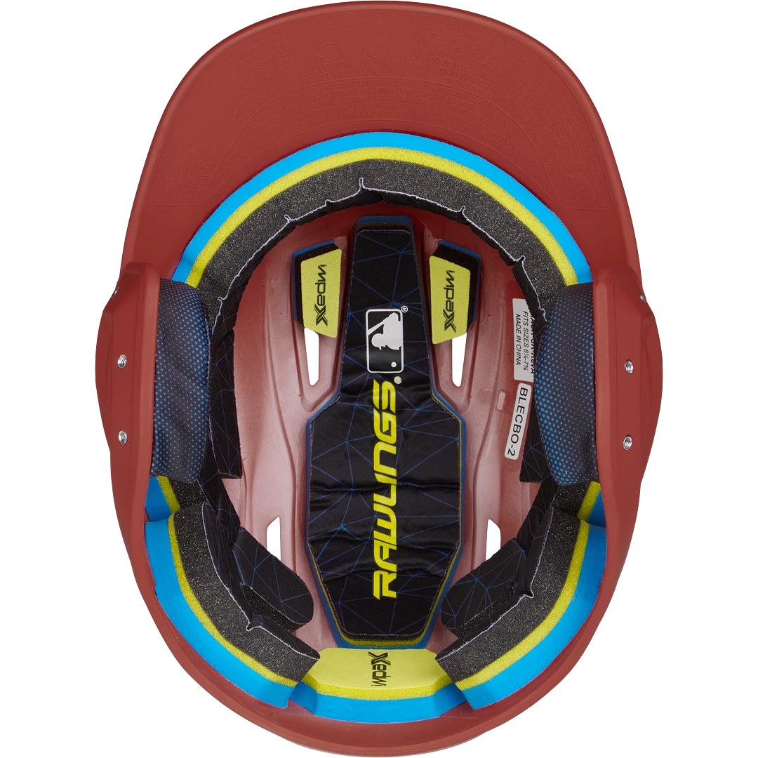 Rawlings MACH Series Matte Baseball Batting Helmet (Cardinal) 8 Rawlings MACH Series Matte Baseball Batting Helmet (Cardinal) - Image 6