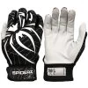 Spiderz Alpha Adult Baseball/Softball Batting Gloves -Baseball Shop spiderz alpha blkwht 28393.1660160018