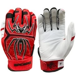 Spiderz 2022 Endite Adult Baseball/Softball Batting Gloves -Baseball Shop spiderz endite 2022 whtblk 34720.1679445975