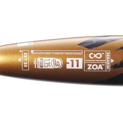 DeMarini 2023 Zoa 2 3/4" Barrel -11 Baseball Junior Big Barrel Bat -Baseball Shop wbd2353010 7 demarini zoa 11 gd