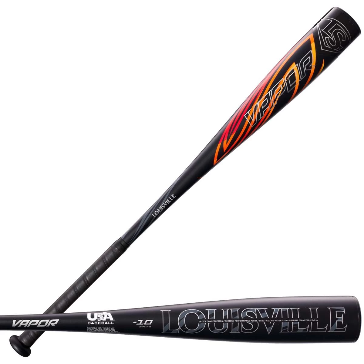 Louisville Slugger 2023 Vapor 2 5/8" Barrel -10 Baseball USA Bat