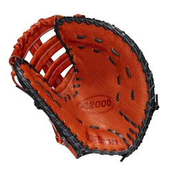 Wilson A2000 SC1620SS 12.5" Baseball First Base Mitt -Baseball Shop wbw100123 1 a2000 1b 1620ss sc 125 copperdimple blackss 1