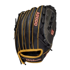 Wilson A2000 SCV125 12.5" Outfield Fastpitch Fielder's Glove -Baseball Shop wbw100222 0 a2000 p of v125 125 black gold blacksnakess 1