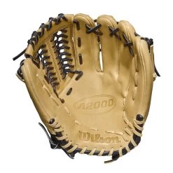 Wilson A2000 D33 11.75" Pitchers Glove -Baseball Shop wbw100392 1 a2000 leather d33 1175 blonde black 1