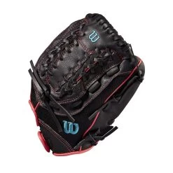 Wilson Flash 12" Fastpitch Youth Glove 9 Wilson Flash 12" Fastpitch Youth Glove -Baseball Shop wbw100417 2 a440 flash of 12 black hotpink 1