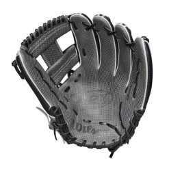 Wilson A2K 1787 With Spin Control And SuperSkin WBW1008921175 11.75" Baseball Fielders Glove -Baseball Shop wbw100892 1 a2k if 1787sc 1175 blackss greydimple grey 1