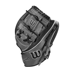 Wilson A2K 1787 With Spin Control And SuperSkin WBW1008921175 11.75" Baseball Fielders Glove -Baseball Shop wbw100892 2 a2k if 1787sc 1175 blackss greydimple grey 1