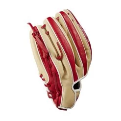 Wilson A500 WBW10089911 11" Youth Fielders Glove -Baseball Shop wbw100899 3 a500 bb 11 boys blonde red white 1