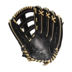 Wilson 2023 A2000 SuperSkin 1810 WBW1009731275 12.75" Baseball Fielders Glove -Baseball Shop wbw100973 1 a2000 of 1810ss 1275 black blackss blonde 1